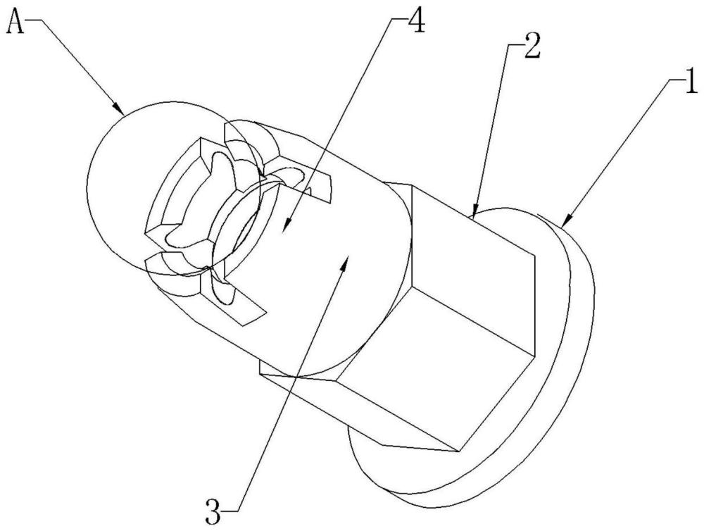 一种螺母攻丝精度检测装置摘要附图