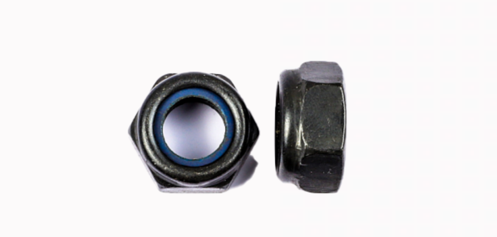 黑碳钢尼龙锁紧螺母