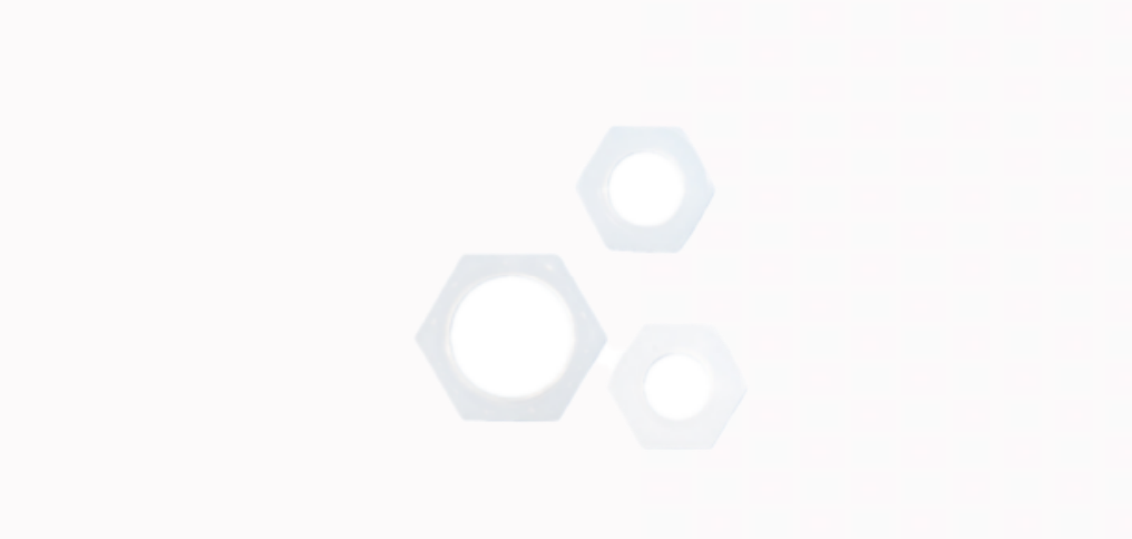 外六角塑料螺母