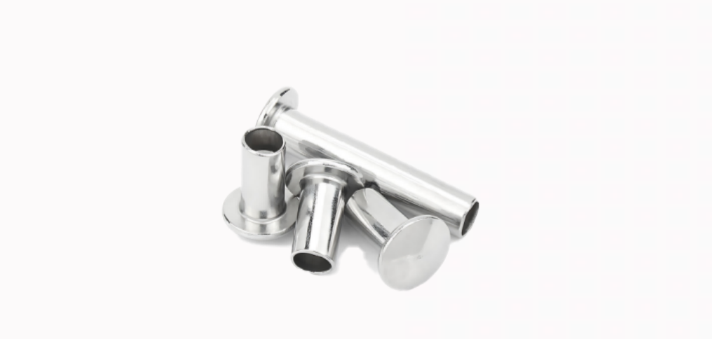 304不锈钢扁圆头半空心铆