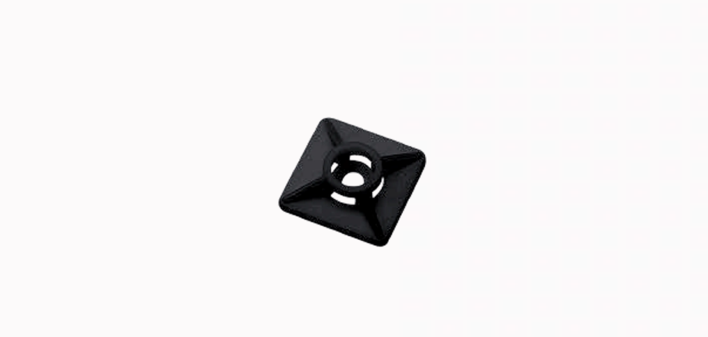 4孔背胶固定座 适用于束线带1