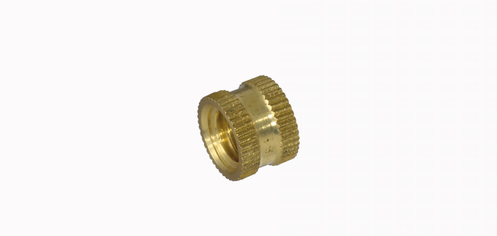 嵌入式螺纹衬套 B型 滚花无凸肩, 带通孔