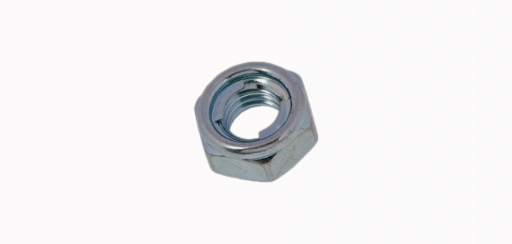 预置扭矩六角钢片防松螺帽 全金属, 厚型