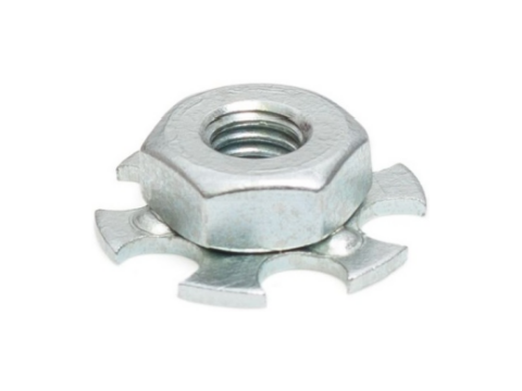 hexagonal_nut_on_perforated_bas