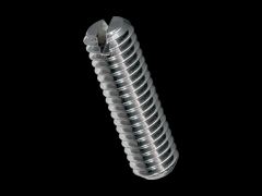 止付一字割沟螺丝 平尾