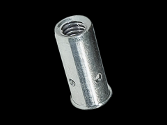 拉帽 圆形杆径, 小埋头, 通孔型