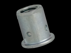 微型拉帽 圆形杆径, 平头, 通孔型