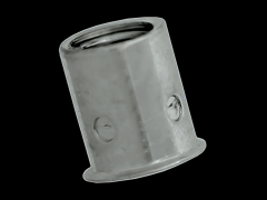 微型拉帽 圆形杆径, 小埋头, 通孔型