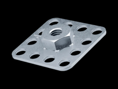 螺帽压焊 正方形头 32 x 32 mm 通孔型