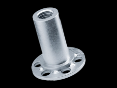 内螺纹套管压焊 圆形头 Ø 20 mm 通孔型