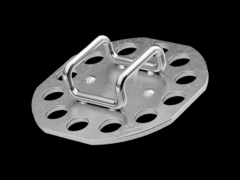 电缆固定夹压焊 八角形圆头 Ø 38 mm