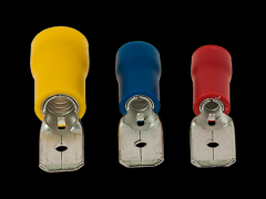 公插端子 有防震铜套和PVC绝缘套