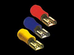 推入式母插端子 有防震铜套和PVC绝缘套