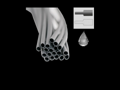 黏胶型热缩套管 3:1 条状式