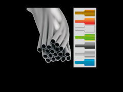 薄壁型热缩套管 2:1 条状式