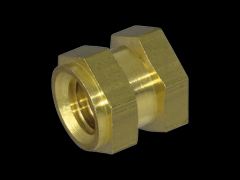  嵌入式螺纹衬套 C型 六角带凸肩和通孔螺