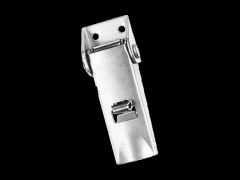 拉动式门锁 带辅助锁扣与隐藏式基座, 可调节,