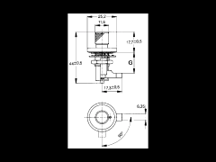 凸轮锁 滚花头 夹紧范围1-12,2 mm