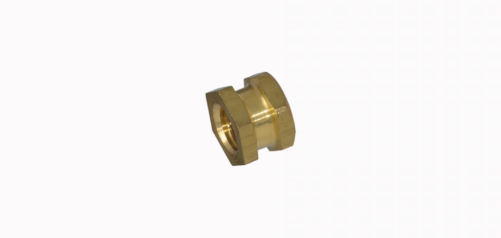 嵌入式螺纹衬套 E型 六角无凸肩, 带通孔