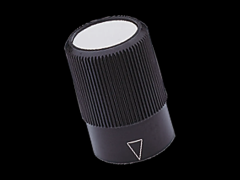 指针滚花控制旋钮 铝材中心盖