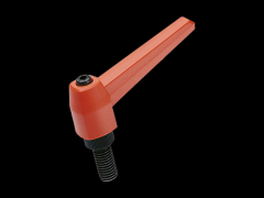 可调式把手 外螺纹杆，碳钢染黑1