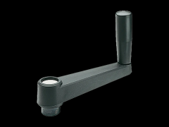 旋转把手 旋转式手柄, 安装孔碳钢染黑