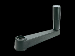 旋转把手 旋转式手柄, 安装孔碳钢染黑和