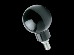 球型旋转把手头 外螺纹杆和平面扳手，碳