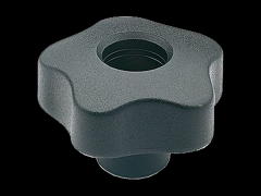 星型旋钮帽 铜质通孔内螺纹1