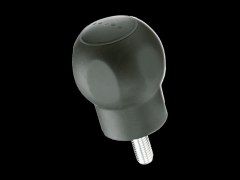 人体工学球型把手 外螺纹杆, 碳钢镀锌