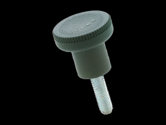 人体工学型把手 外螺纹杆，碳钢镀锌