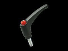 调整式手柄 外螺纹杆, 碳钢镀锌