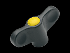 蝶帽 铜质通孔内螺纹