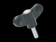 翼型螺丝 外螺纹杆, 碳钢镀锌