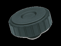 凹槽凹纹旋钮帽 附铜凸球盲孔 有盲孔内螺纹