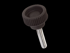 凹槽握紧滚花旋钮螺丝 带有外螺纹