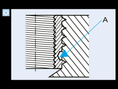自攻螺纹衬套 带切屑槽, 用于轻金属, 热塑性塑胶