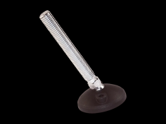 机械式水平调整脚座 带安装孔, 螺栓可调整, 无防