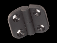 铰链 带沉头螺丝所需的通孔, 左侧可拆式