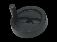 盘式手轮 带折叠式圆柱形手柄和配合轴套