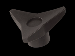 三角箭型旋钮螺帽 带金属轮毂和盲孔内螺纹