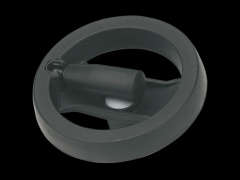 双轮辐手轮 带折叠式圆柱形手柄和配合轴套