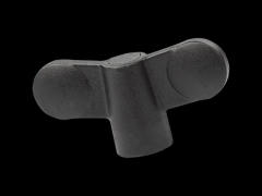 翼型旋钮螺帽 带黄铜轮毂和盲孔内螺纹