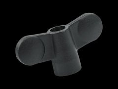 翼型旋钮螺帽 带黄铜轮毂和通孔内螺纹