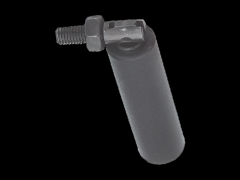 圆柱型折叠回转把手 可旋转 带有外螺纹