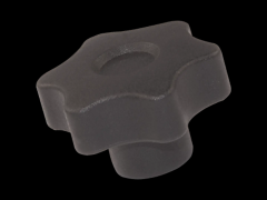 重型星型旋钮螺帽 带金属轮毂和盲孔内螺纹