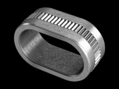 压缩限制器 用于压入和模入, 椭圆形无头