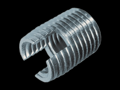 自攻螺纹衬套 带切削槽, 用于轻金属, 热