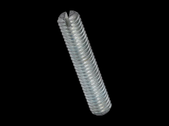 一字割沟止付螺丝 平尾