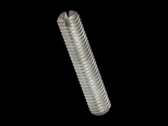 一字割沟止付螺丝 平尾